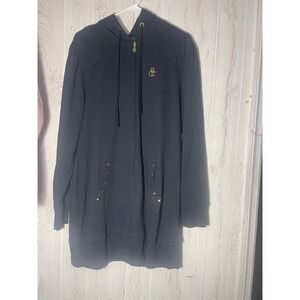 Vintage Rocawear Womens full Zip Floral Black Hoodie‎ Jacket Size 2xl NWT